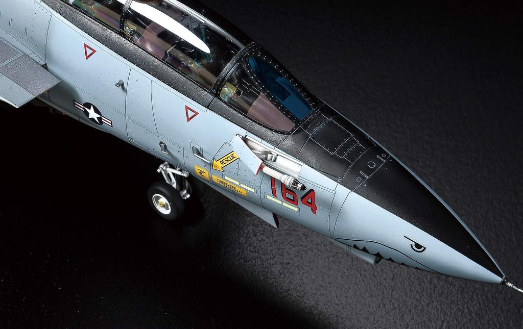 Tamiya Серия "Шедевр авиации" 118 ВМС Grumman Tomcat Пластиковая сборная модель 61118 1/48 №. НАС. F-14D