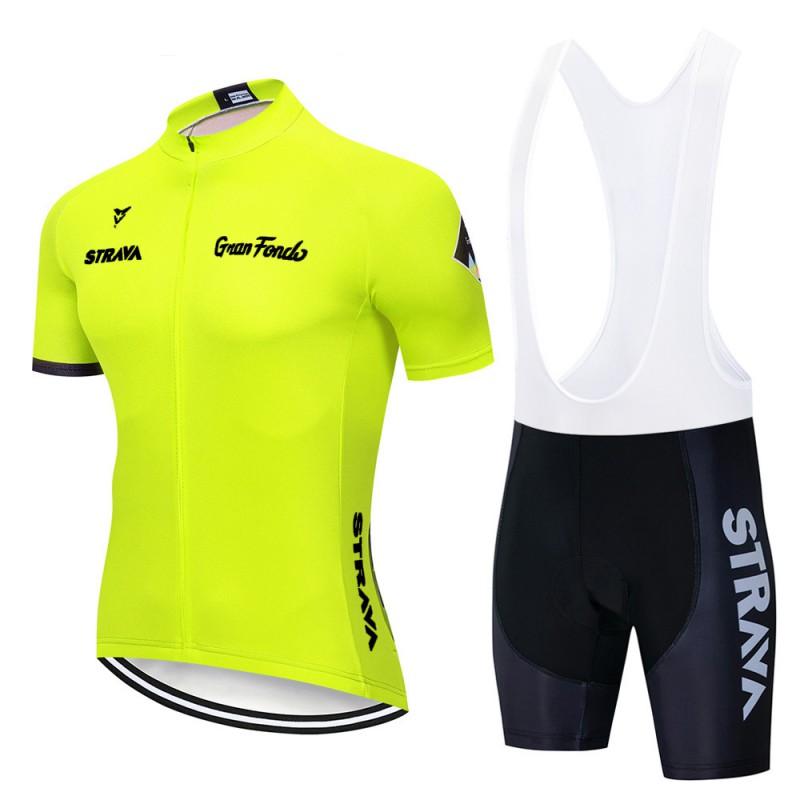 20 Styles Strava Cycling Jersey Set Breathable Quick-Dry Bike Shorts Road Mountain Biking Unisex