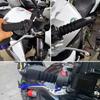 Shock Absorption Motorcycle Handle Grips Non-slip Motocross Moto Grip  Motorcycles Accessories