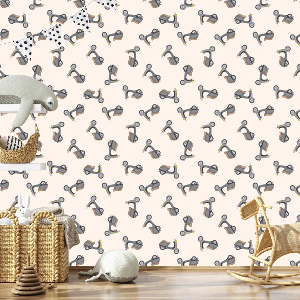 Scooters wallpaper for living room and bedroom 50x1000
