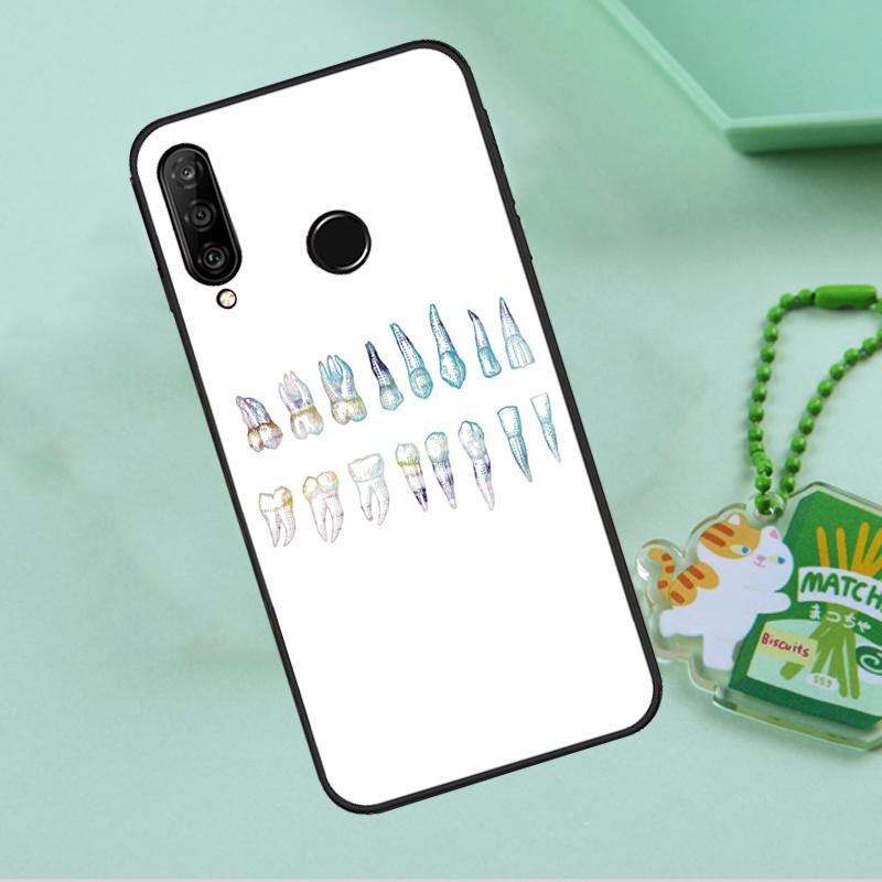 Стоматолог Зуб Для Huawei Nova Y90 Y70 Y60 Y61 Y91 Y72 9 10 SE 12i 12s 11i 5T P60 Pro P20 P30 P40 Lite Чехол