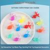 Translucent Floating Goldfish Cat Toy - Soft TPR Rubber, Colorful, Ideal for Indoor/Outdoor Children's Fishing Activities