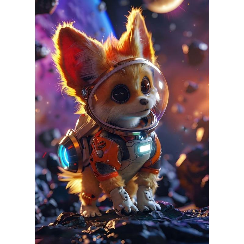 Интересные животные Еж Лиса Сова Динозавр Космос Астронавт Абстрактный Постер Холст Картины Настенное искусство Картинки Домашний декор