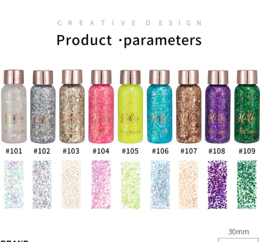 Makeup Sequins Liquid Eyeshadow Liquid Stage Makeup Face Body Glitter Bright Eyeshadow Makeup