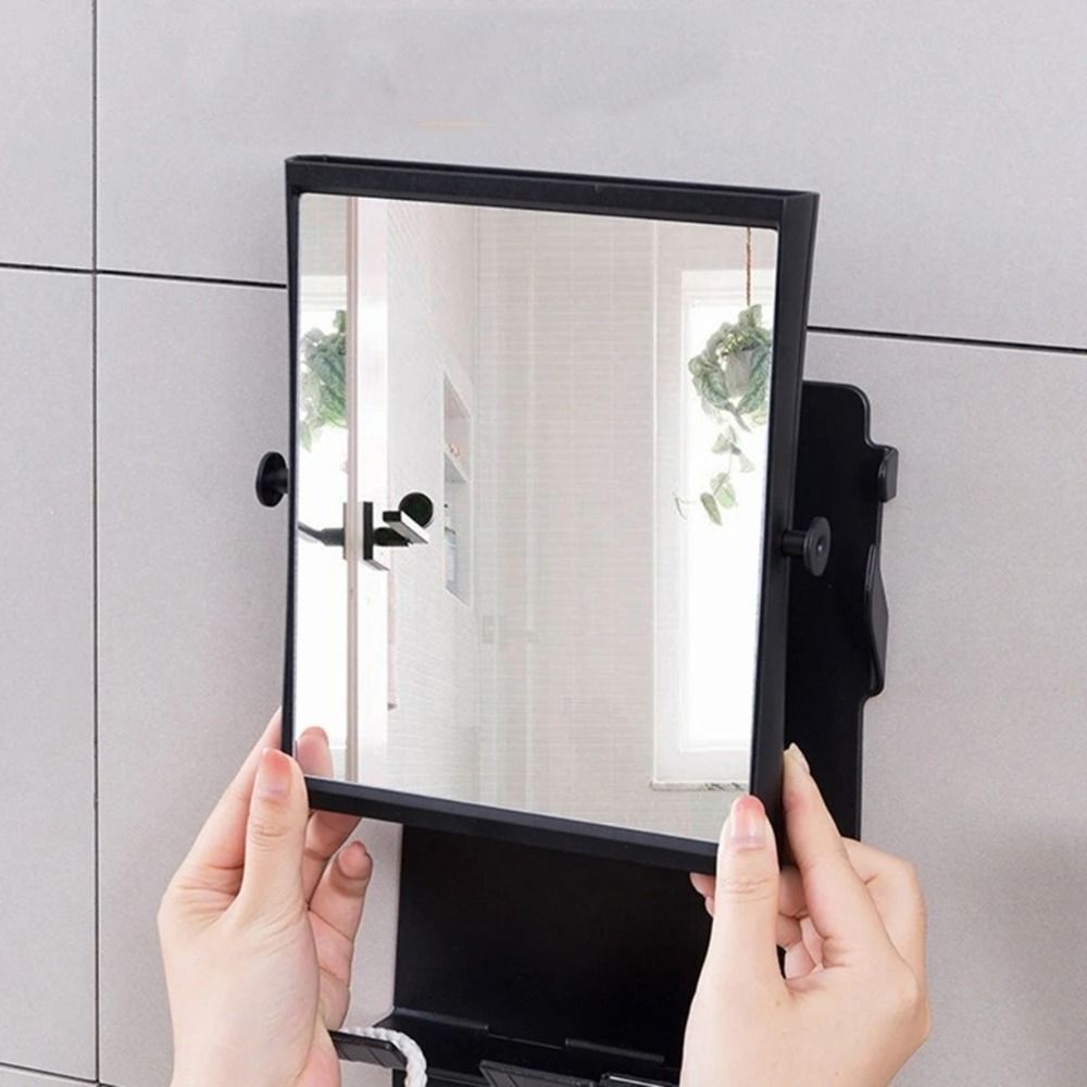 С присоской Мощные присоски Зеркала для ванной Анти-туман Душ Зеркало Выщипывание бровей
