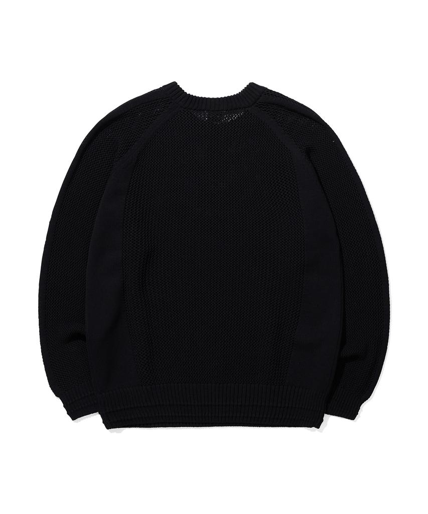 1993STUDIO Net Pullover Knit_Black