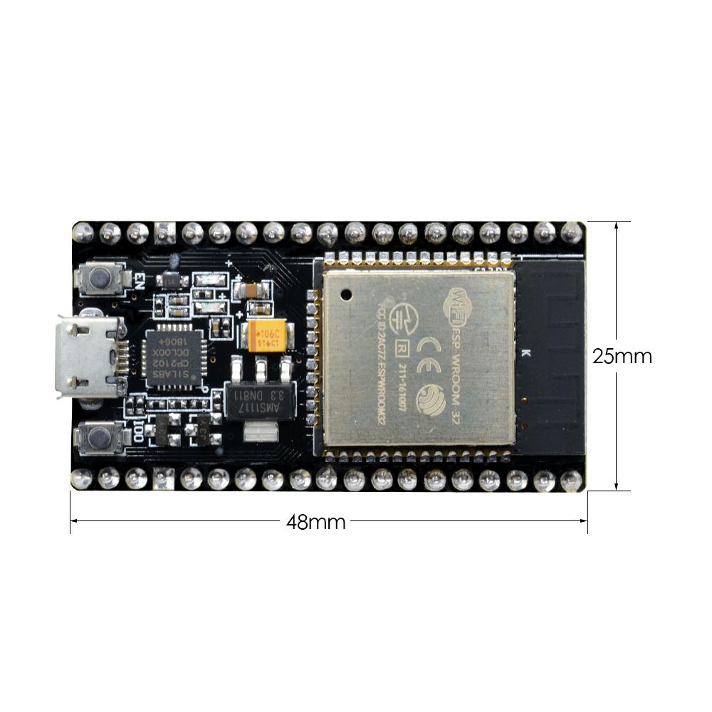 ESP32 Development Board with Expansion Adapter Kit Breakout Board GPIO 1 into 2 for 38 Pin ESP-32S ESP32 Development Board