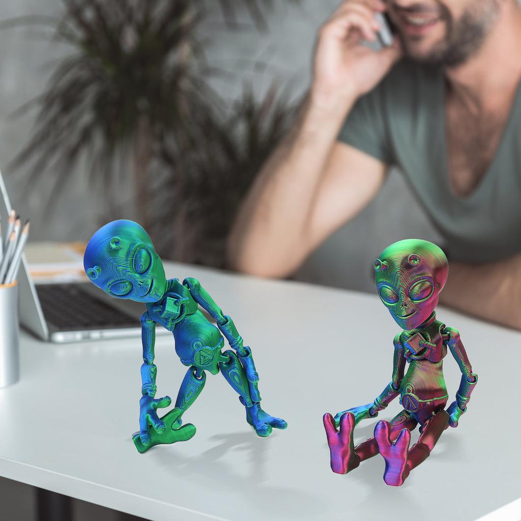 3D инопланетное украшение с подвижными суставами, креативные Хэллоуин, Рождество подарки, ручная работа праздничные украшения