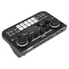 DJ-микшер SX11 Совместимая звуковая карта для живых выступлений со светодиодным экраном 3-полосный эквалайзер Порт интерфейса 3,5 мм TRRS с многофункциональностью