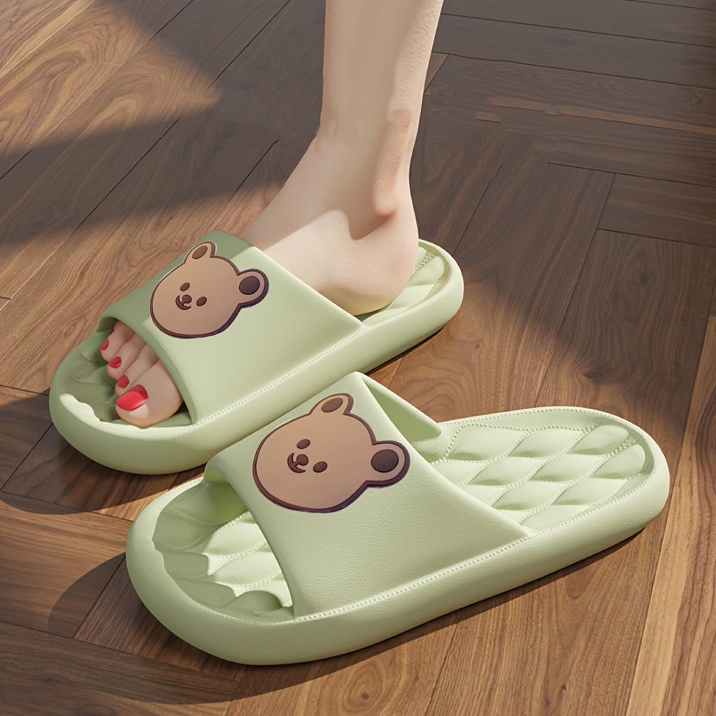 Женские тапочки с ультра-удобной плюшевой подошвой и нескользящей домашней и пляжной обувью