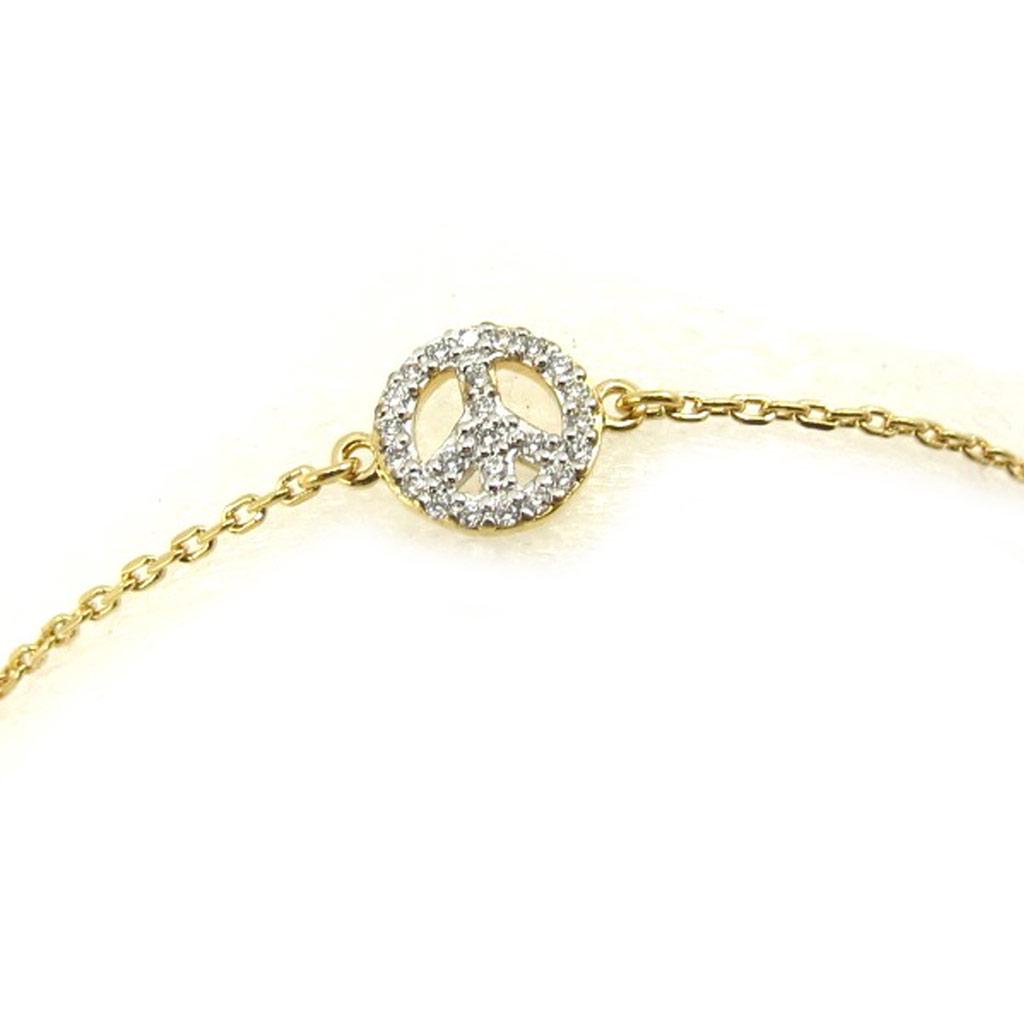 Les Trésors De Lily [K3441] — двухцветный позолоченный браслет «Мир»