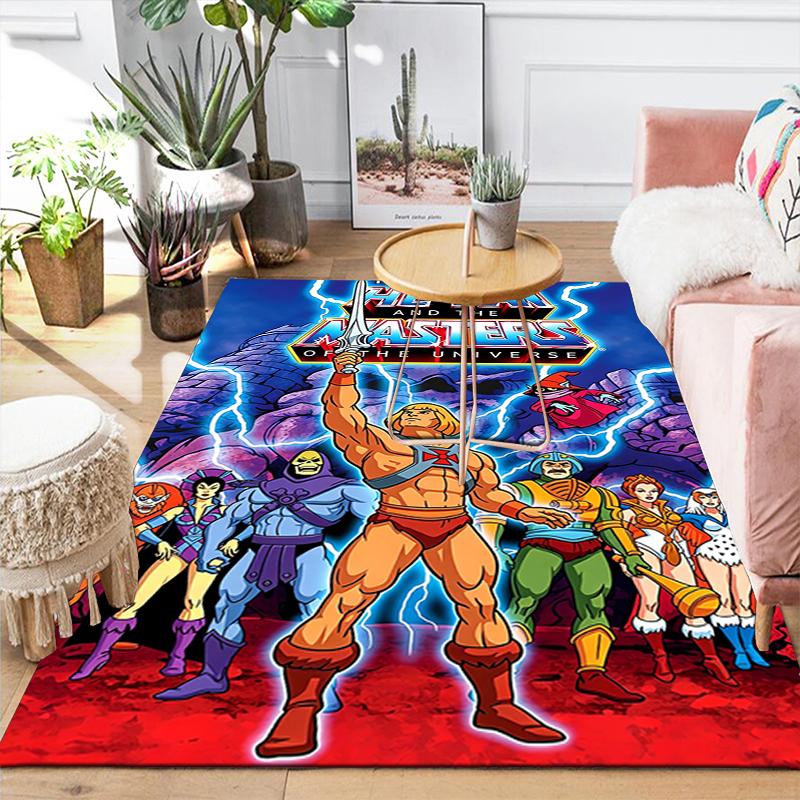 1Pc Heman Masters Universe Adventure Rug, Office Carpet Indoor Outdoor Doormat, Non-Slip Soft, Living Room, Christmas Halloween Gift. M928509