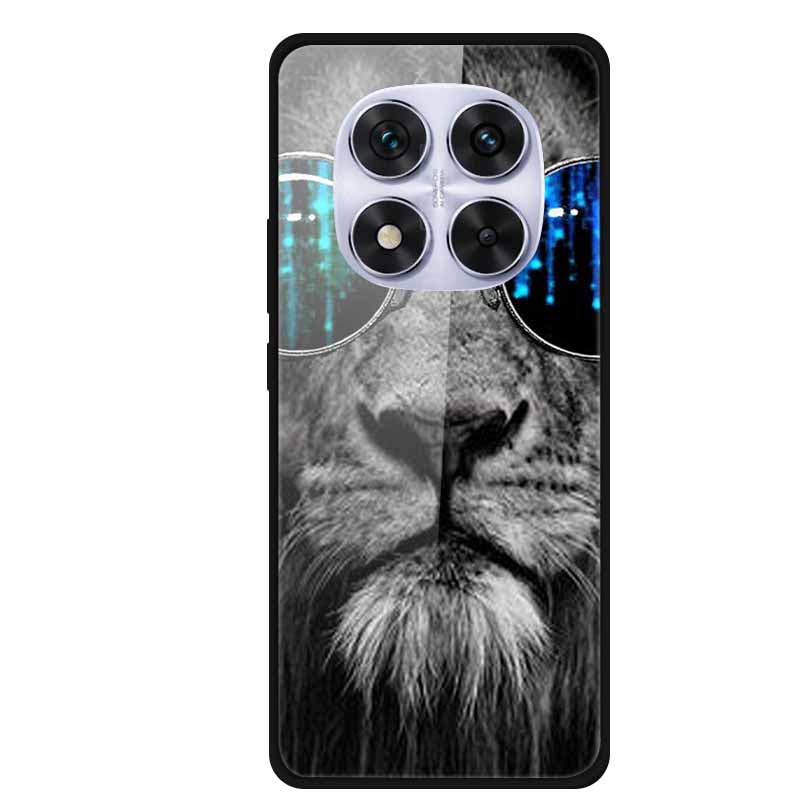 Жесткий чехол-книжка для Xiaomi Redmi Note 14 Pro 5G, чехол с мягким бампером, чехол из закаленного стекла для Redmi Note 14 Pro 4G, чехол Note14 Pro