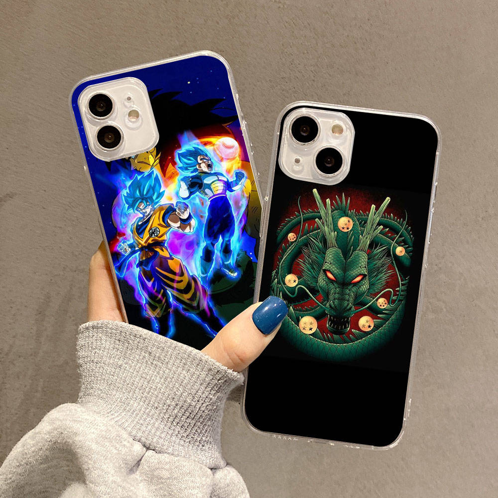 Чехол для Samsung A04 A14 A23 A34 A54 M23 M33 M52 M53 Realme 10 9 C30S C35 C55 VIVO Y02S Y21 Y51 X80 Pro Прозрачный чехол WI71 Dragon Ball Anime