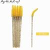 New Crystal Eyelashes 50 Pcs Diamond Handle Brush Mascara Wands Applicator Cosmetic Brush Disposable