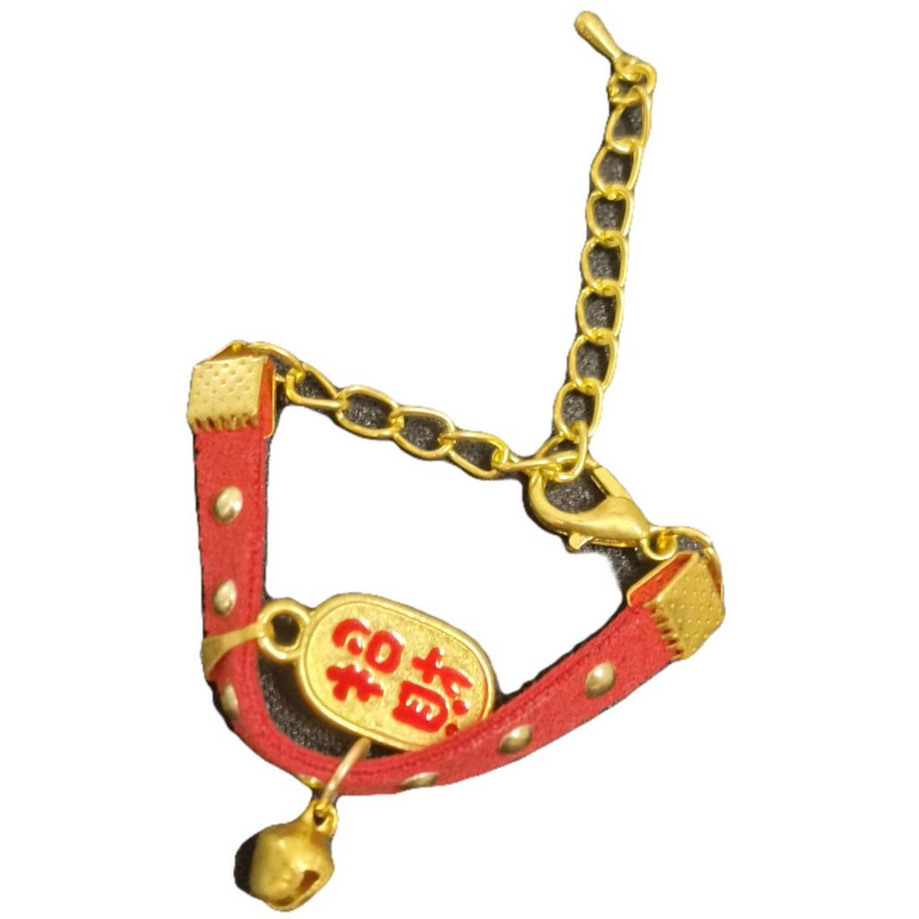 Регулируемый ошейник для питомца-ящерицы и крокодила – Привлекает богатство и удачу, Милое уличное кольцо на шею для рептилии