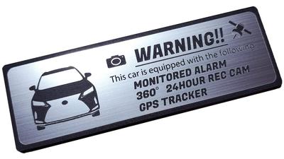 Наклейка-эмблема Honami Works RX AL20 Series Security Dash GPS Tracker, 24-часовое наблюдение, камера,