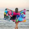 1pc Trolls Beach Towel, Beach and Seaside Swimming Pool Equipment, Fashion Pattern, Rectangular, Travel Essentials