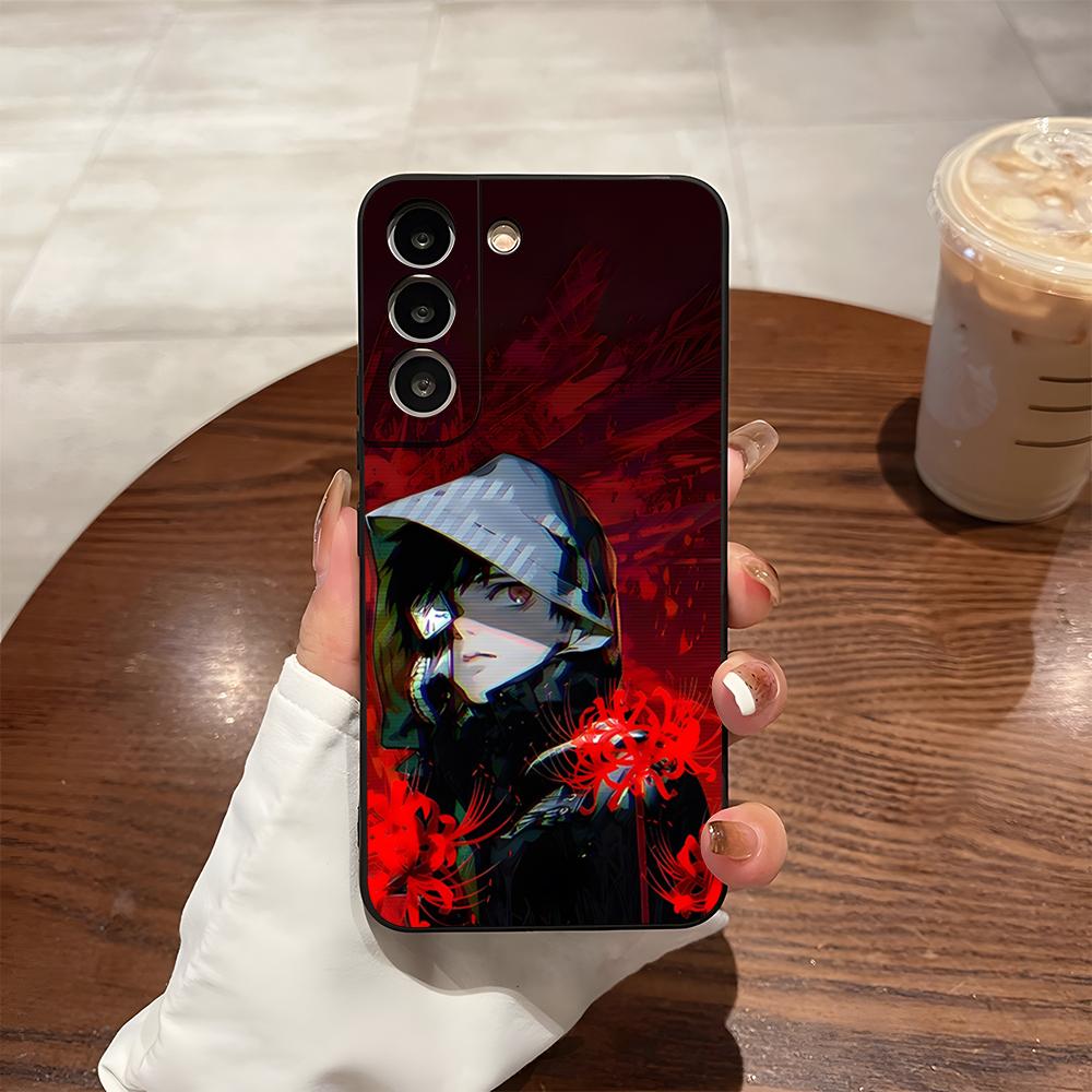 Крутой аниме чехол Tokyo Ghoul для телефона Samsung S26 S24 Ultra S25 S23 Fe S22 S20 S21 Plus A54 A34 A53 A16 Задняя крышка