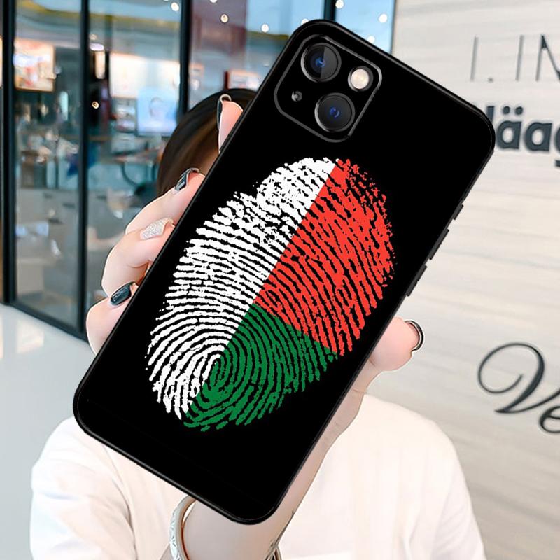 Чехол для телефона с флагом Мадагаскара Для iPhone 12 11 13 14 15 16 Pro Max Plus Силиконовый чехол Для iPhone XR X XS Max