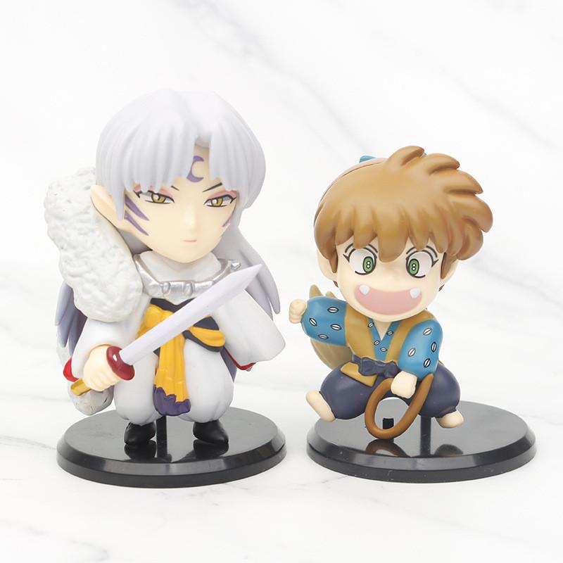 Очаровательная коллекция чиби-фигурок Инуяши ПВХ топпер для торта набор-сюрприз 8-10 см