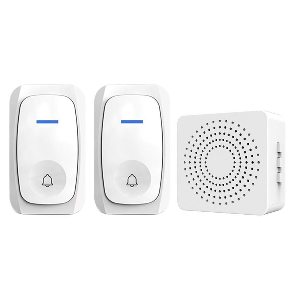 Wireless Doorbell Waterproof Door Bell with 38 Melodies To Choose Adjustable Volume