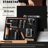 Деревянный набор для приготовления кофе пуровер STAR-STARTins с кофемолкой