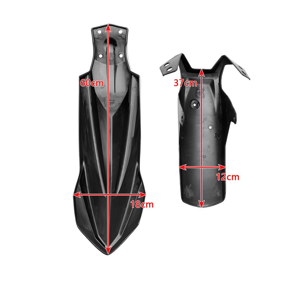 Высокое переднее крыло брызговик обтекатель для Yamaha Tenere 700 2019-2024 черный