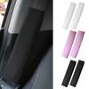 New 2pcs Car Seat Belt Cover Terylene Seat Belt Shoulder Decoration Shoulder Soft Pad Cushion Protector Auto Guard Interior U1I1