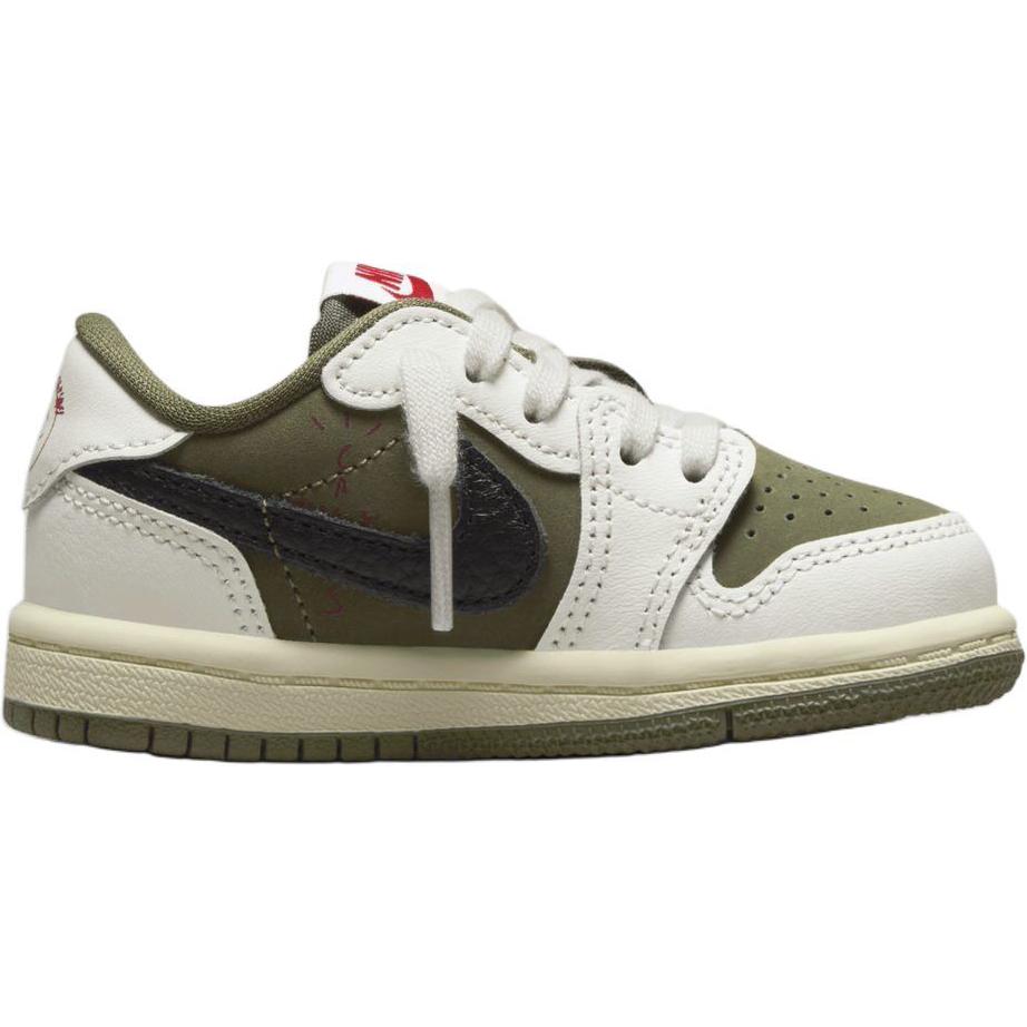 Кроссовки Travis Scott x Air Jordan 1 Retro Low OG SP TD Reverse Olive / Medium Olive Baby Green Black Sail DO5441-200