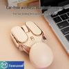 Q3 Футуристичная Бесшумная Перезаряжаемая Беспроводная Bluetooth Мышь с Двойным Режимом