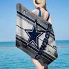 American Flag Cowboys Microfiber Beach Towel, Lightweight And Quick-Dry, for Summer Travel, Beach Essential, Swimming Pool
