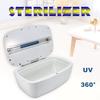UV Sterilizer Nail Tweezers Art Salon Manicure Tools Disinfection Box Cleaner