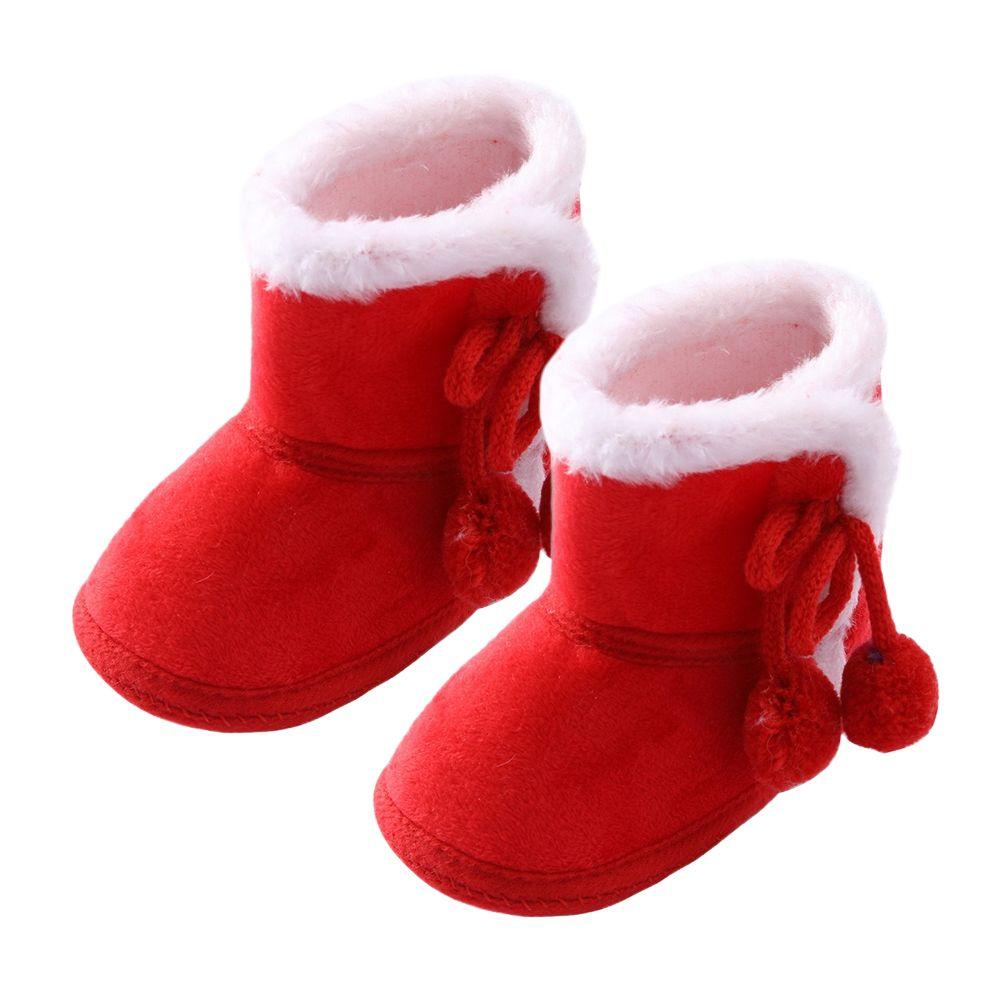 Casual Anti Skid Bottom Baby Girls Boys Winter Warm Boots Plush Fur Newborn Toddler Flat Snow Boots