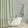 7.5cm Square Tassel Shower Curtain Home Bathroom Square Partition Curtains Waterproof Shower Curtains