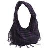 Unisex Scarf Cotton Shawl with Tassels Plaid Pattern Keffiyeh Scarf for Winter Work Street Wear