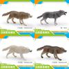 Natureinspired Animal Pvc Models Collection With Standing Wolf Figures For Childrens Toys