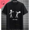 Stickunisex Hiker Mountain Hiking Idea Funny Nature Lover Tshirt Humour Casual Crew Neck Sport Pure Cotton Graphic T Shirts