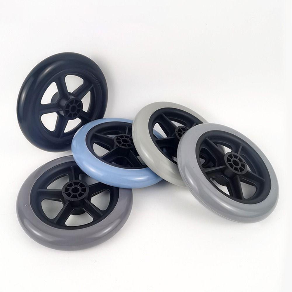 Противоскользящее переднее колесо для инвалидной коляски 5 дюймов, колесо для дорожной тележки, аксессуары для инвалидной коляски