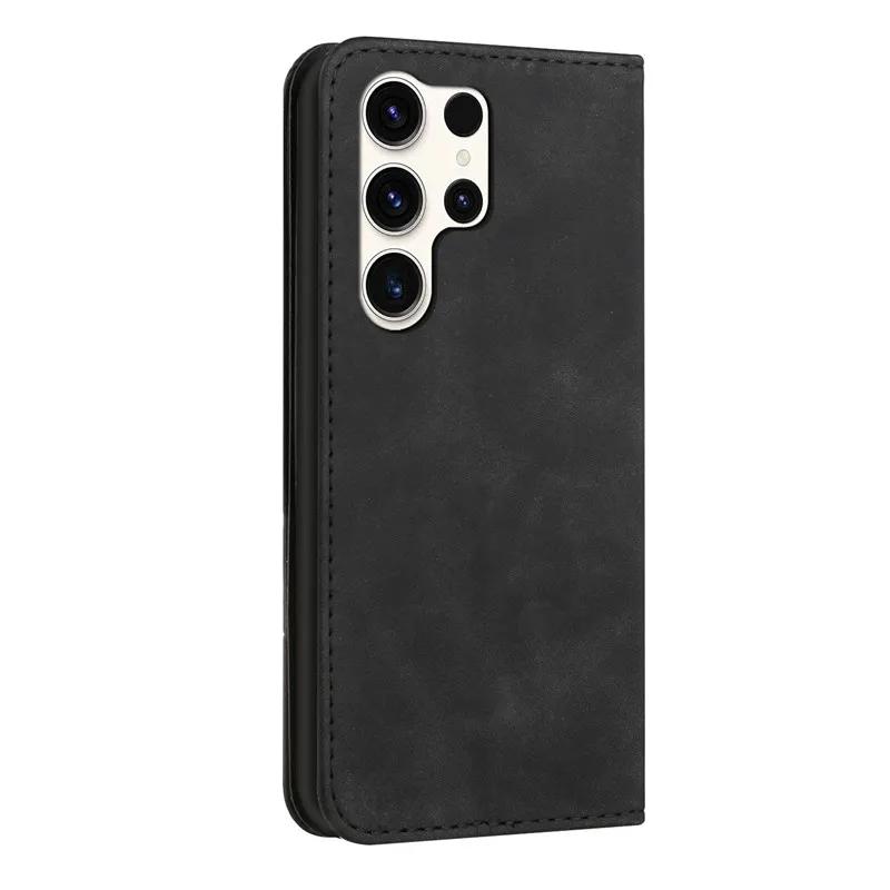 Чехол S24, магнитный чехол-кошелек, флип-чехол для Samsung Galaxy S24+ S24 Plus S23 FE S22 Ultra 5G S23FE, кожаный чехол для телефона, Fundas