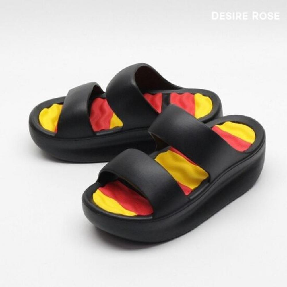 Desire Rose Women Summer Height Increasing Cushioning Slippers