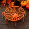 Halloween Holiday Decoration Spider Web Basket, Plastic Cobweb Design Fruit Serving Bowl, Treat Decorative Dish or Trick Candy Holder for Dinner