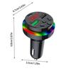 Car Charger Adapter USB Port Stable Car Charger With LED Light Display Multifunctional Wireless Intelligent Temperature Control