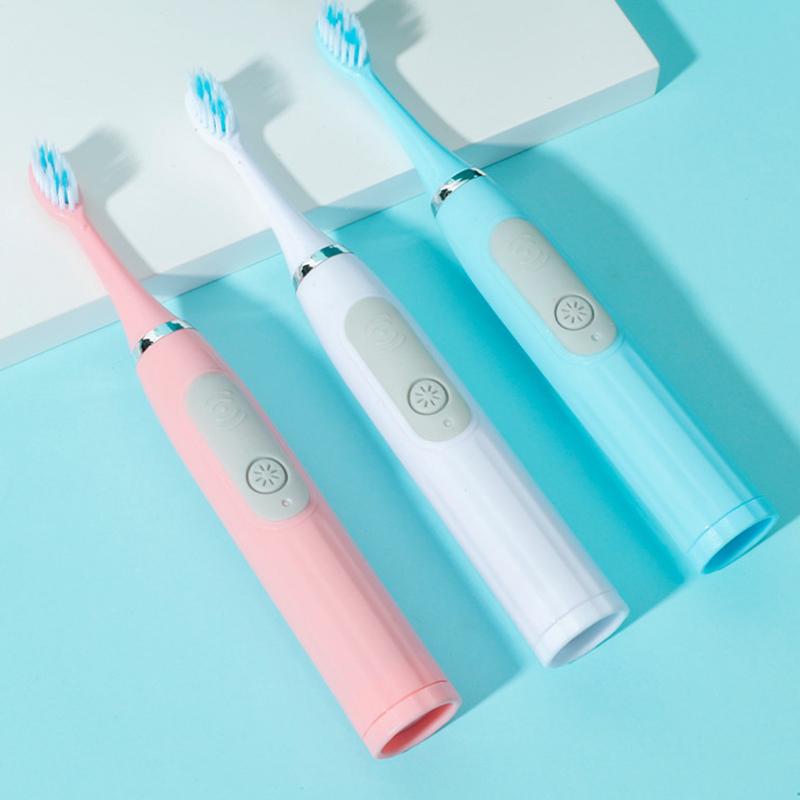 1 шт. Звуковая электрическая зубная щетка Высокочастотная чистка Зубная щетка Портативная Выносливость от батареи Электрическая зубная щетка Уход за полостью рта