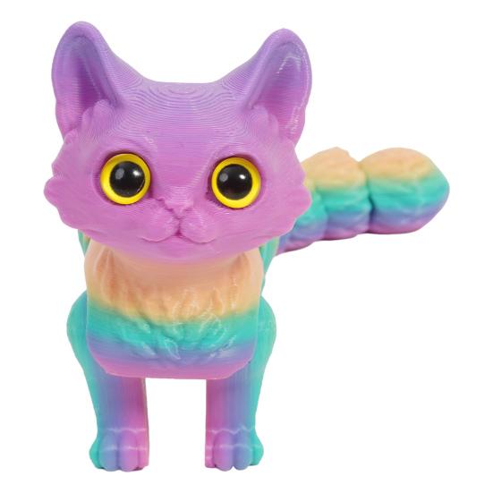 Yousheng 3D печатная игрушка для кошек гибкие суставы шарнирная модель кошки для взрослых 3D печатные игрушки для животных для домашнего офиса декор для класса