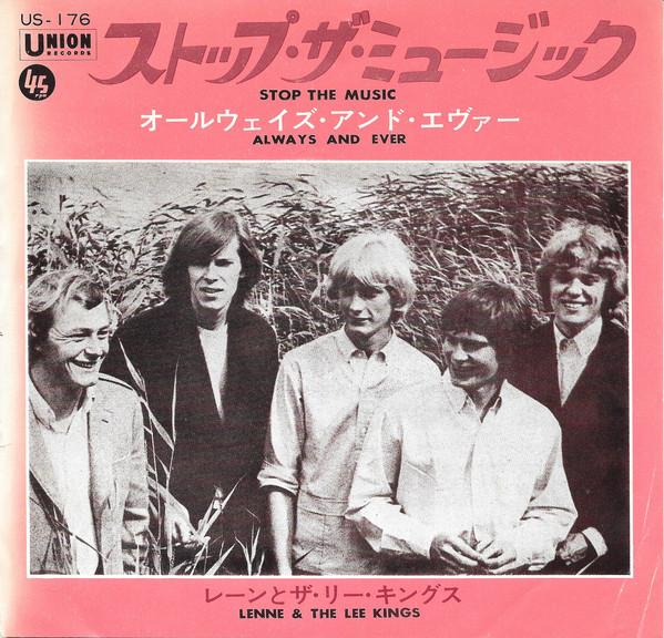 7-дюймовая пластинка LENNE THE LEE KINGS Stop The Music Always And Ever US176 UNION 1966 Япония Рок Б/у