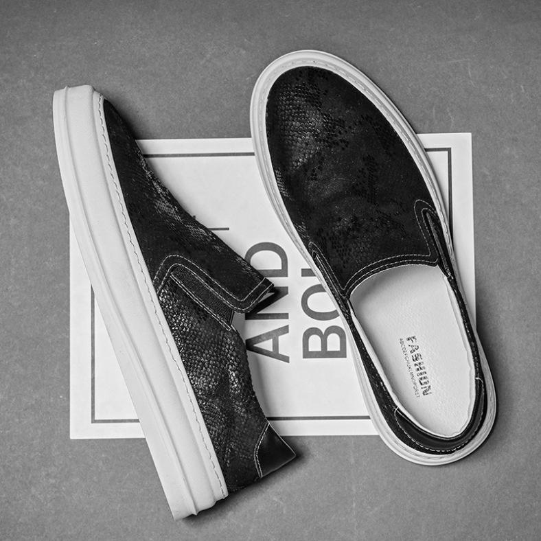 Мужская обувь европейской станции, высококлассные белые туфли, осень 2025, трендовая спортивная и повседневная мужская универсальная обувь на доске из коровьей кожи первого слоя