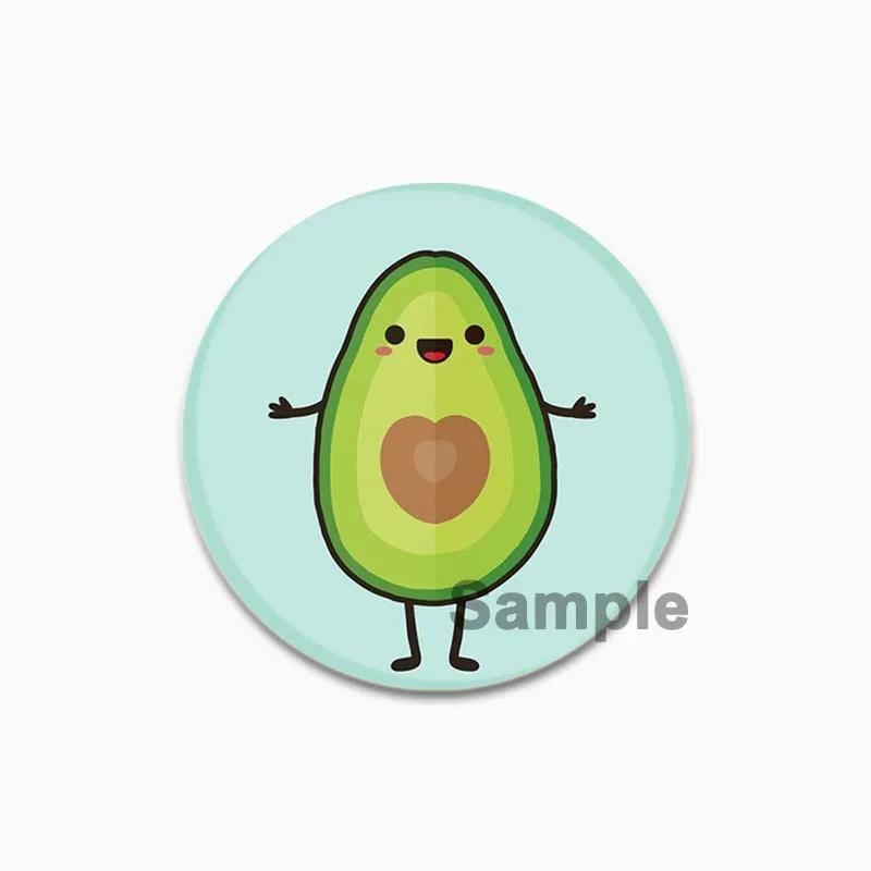 32/44/58mm Time Gear Quote Brooch On Backpack, Handmade Round Brooches, Cute Pins, Anime Icon Badges for Clothes