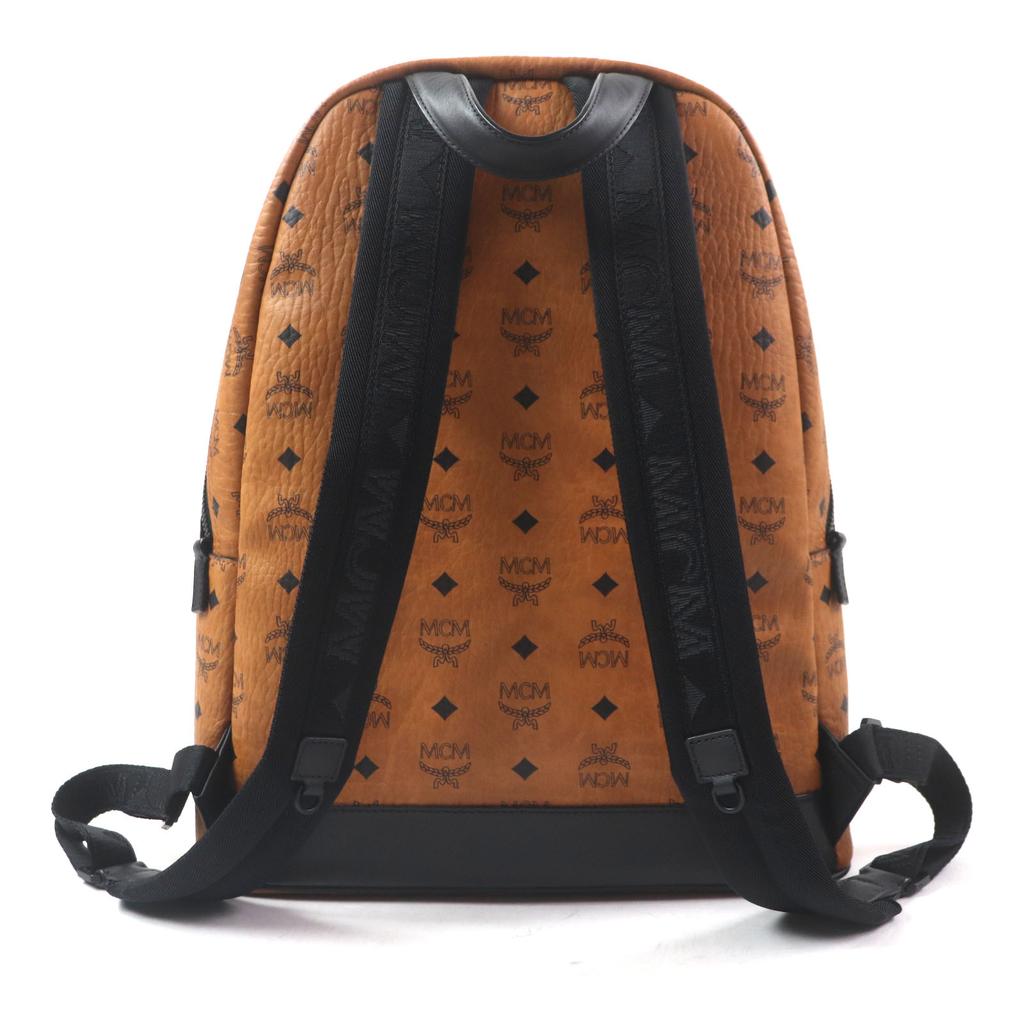 Pristine MCM Backpack Daypack Stark Backpack in Visetos Medium canvas Used