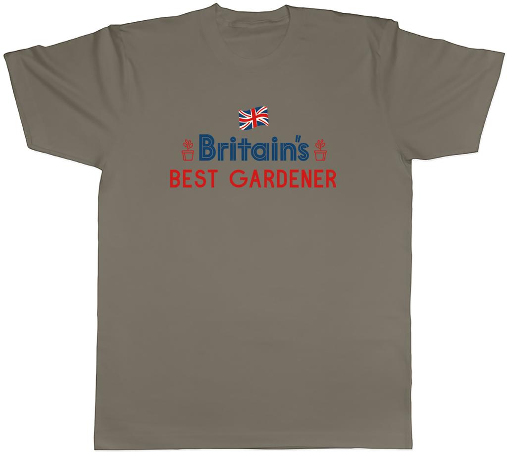 Funny Gardening Unisexs TShirt Britains Best Gardener Garden Tee Gift